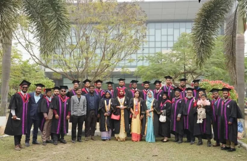 Sonargaon University Civil Engineering students engaged in laboratory work